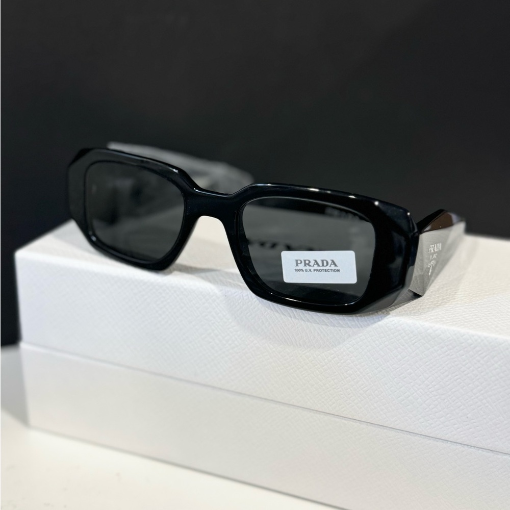 Prada Symbole Milano Sunglasses for Women - Black